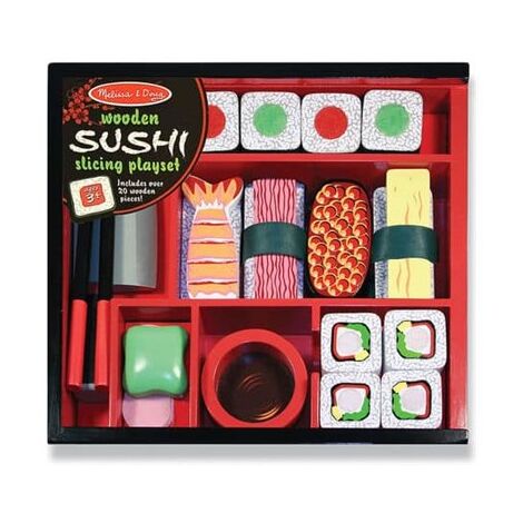 Melissa & Doug 2608 Sushi Slicing Play Set - Wooden Play Food למכירה , 2 image
