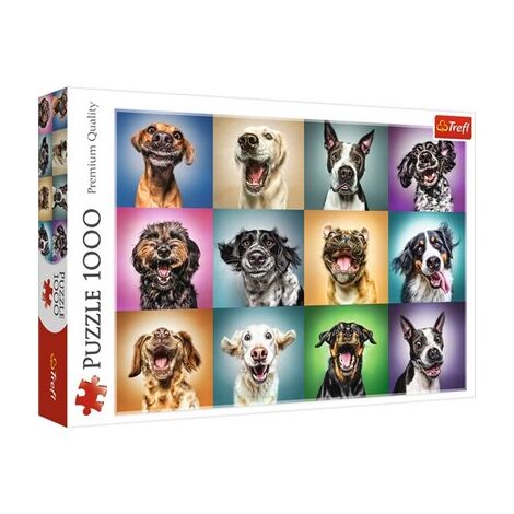 פאזל Funny dog portraits 1000 10462 חלקים Trefl למכירה 