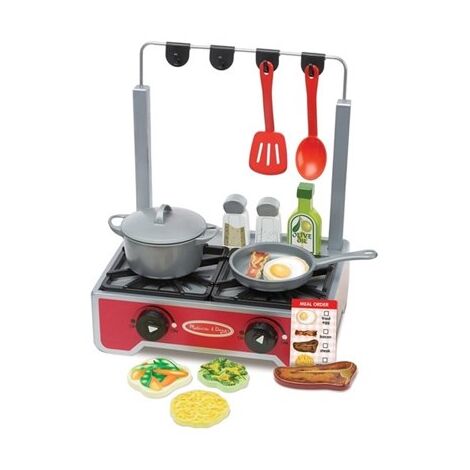 Melissa & Doug 9288 Deluxe Wooden Cooktop Set למכירה , 2 image