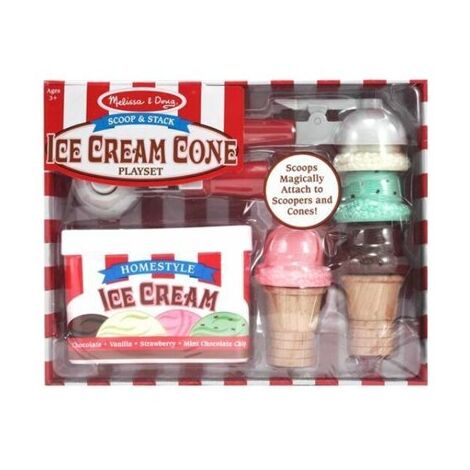 Melissa & Doug 4087 Scoop & Stack Ice Cream Cone Playset למכירה , 2 image