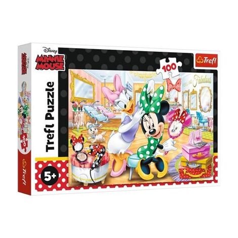 פאזל Minnie in beauty parlous 100 16387 חלקים Trefl למכירה 