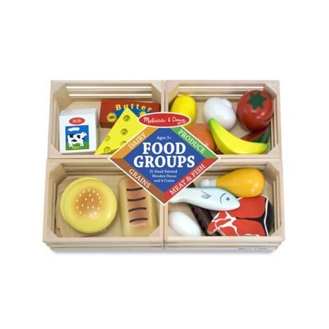 Melissa & Doug 271 Food Groups - Wooden Play Food למכירה , 2 image