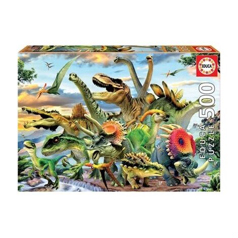פאזל Dinosaurs 500 17961 חלקים Educa למכירה , 3 image