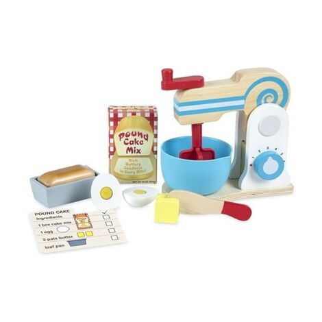 Melissa & Doug 9840 Wooden Make-a-Cake Mixer Set למכירה , 2 image
