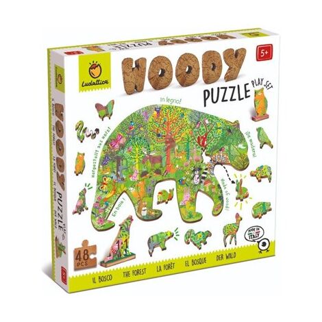 פאזל Woody puzzle Bosco 48 חלקים Ludattica למכירה , 3 image