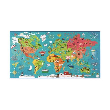 פאזל מפת העולם 150 חלקים פאזל Scratch Europe למכירה , 3 image