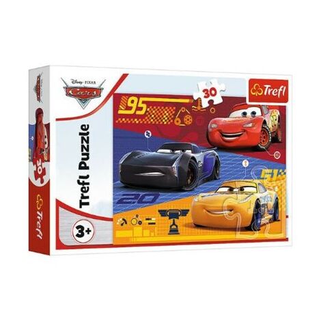 פאזל Cars before the race 30 182741 חלקים Trefl למכירה , 2 image
