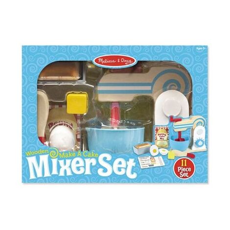 Melissa & Doug 9840 Wooden Make-a-Cake Mixer Set למכירה , 4 image