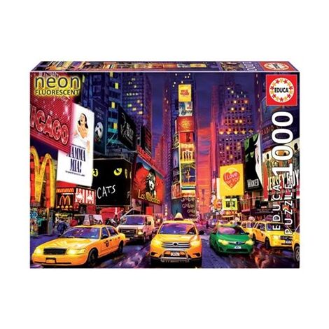 פאזל Times Square New York 18499 ´Neon´ 1000 חלקים Educa למכירה 