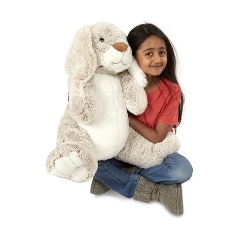 Melissa & Doug 30404 Jumbo Burrow Bunny Stuffed Plush Animal למכירה , 3 image