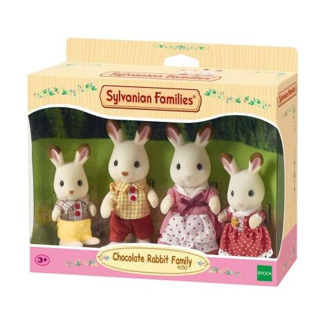 Sylvanian Families 4150 Chocolate Rabbit Family למכירה 