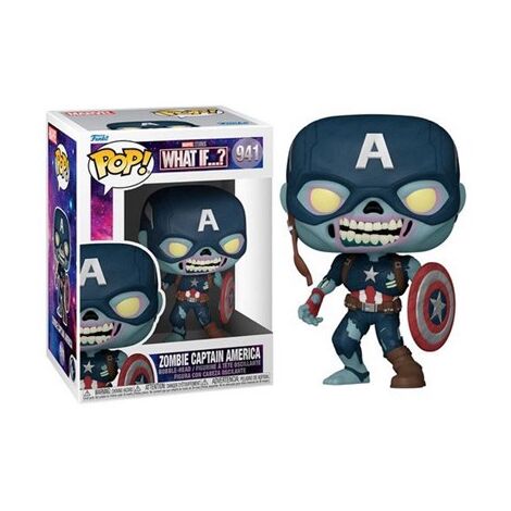 Funko 941 America With Shield - What If? - Zombie Captain למכירה 