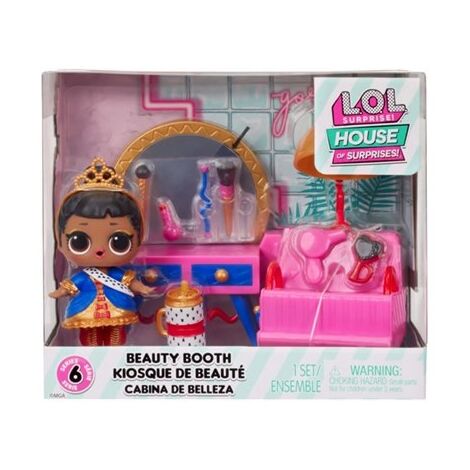 MGA LOL פלייסט ריהוט עם בובה והפתעות - סלון יופי למכירה , 2 image