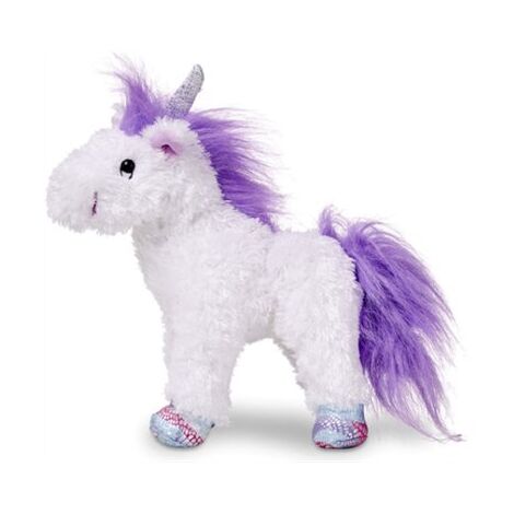 Melissa & Doug 7572 Misty White Unicorn Stuffed Animal למכירה 