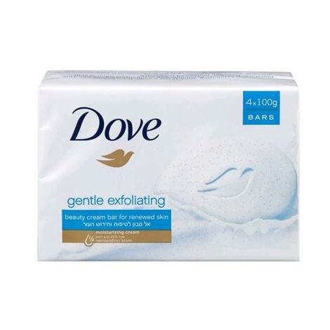סבון Dove Gentle Exfoliating Beauty Cream Bar 4 X100 למכירה 