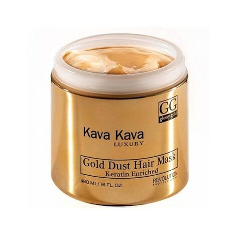KAVA KAVA מסכת זהב לשיער יבש ופגום 480 מ"ל למכירה 
