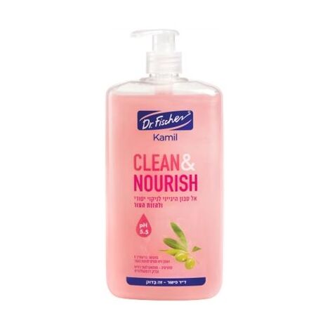 אל סבון סבון Clean and Nourish ורוד 1 ליטר Dr. Fischer למכירה , 2 image