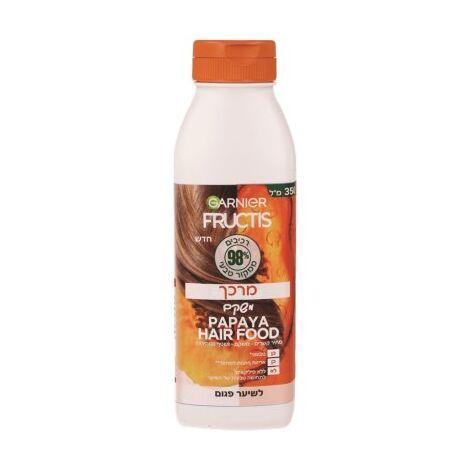 Garnier Fructis Papaya Hair Food מרכך משקם לשיער פגום 350 מ"ל למכירה , 2 image