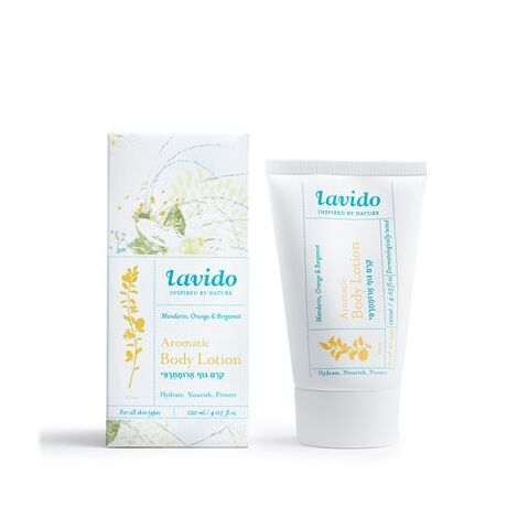 קרם גוף ארומתרפי פרחי הדרים 120מל Lavido למכירה , 2 image