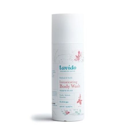 סבון Lavido Natural Patchouli and Vanilla Intoxicating Body Wash 400ml למכירה 