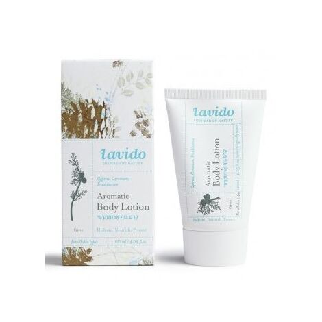 Natural Cypress, Gernium, and Frankincense Aromatic Body Lotion 120ml Lavido למכירה , 2 image
