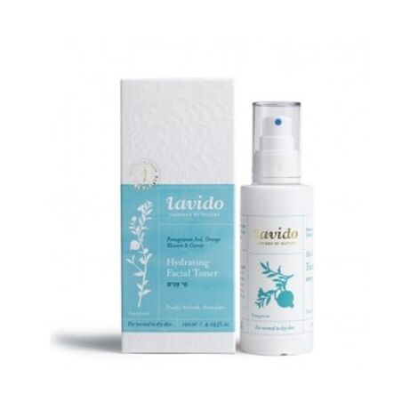 Hydrating Facial Toner, Pomegranate Peel, Orange Blossom & Carrot 120ml Lavido למכירה 