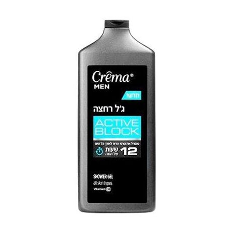 ג'ל רחצה אקטיב בלוק 700 מ"ל סבון Crema למכירה 