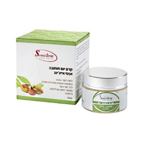 קרם יום לפנים אנטי אייג'ינג חוחובה 50 מ"ל Sensiteva למכירה , 2 image