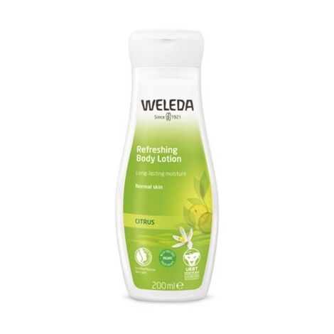 Refreshing Citrus חלב גוף בניחוח לימון מרענן 200 מ"ל Weleda למכירה 