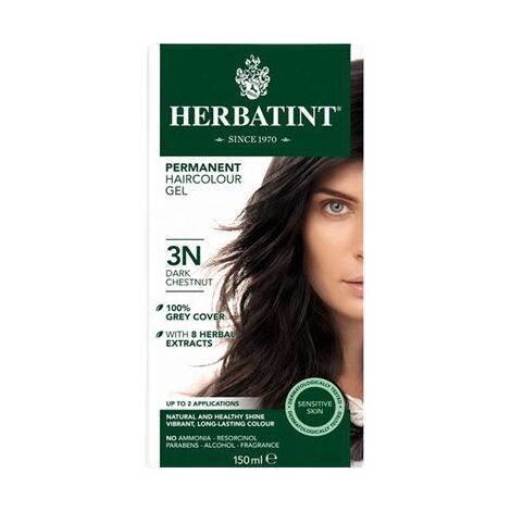 3N צבע טבעי לשיער גוון שחור Herbatint למכירה 