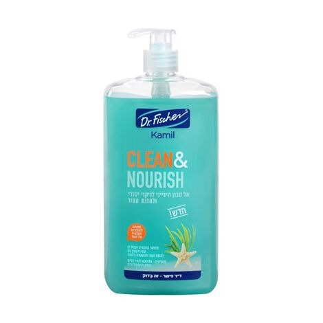 סבון Clean & Nourish אל סבון נוזלי לידיים ולגוף מועשר בתמצית אצות ים 1 ליטר Dr. Fischer למכירה , 2 image