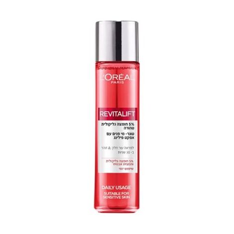 RevitaLift Laser ג'ל ניקוי לפנים המכיל חומצה גליקולית 180 מ"ל Loreal למכירה 