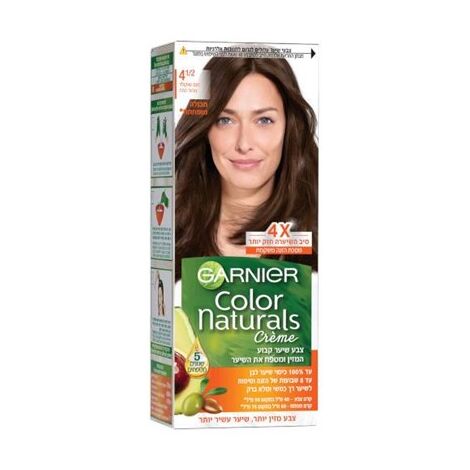 צבע קולור נטורלס 4.5 חום שוקולד כהה Garnier למכירה , 2 image