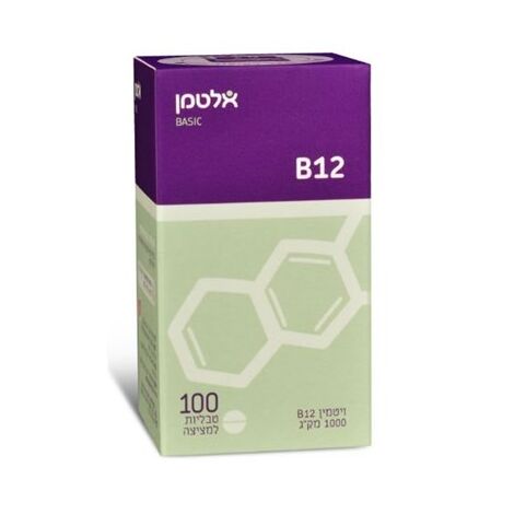 ויטמין Altman Vitamin B12 100 Cap אלטמן למכירה 