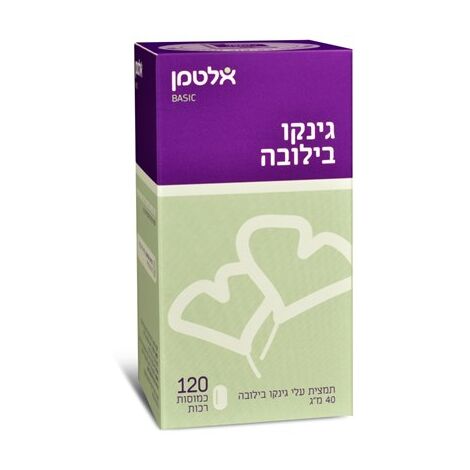 גינקו בילובה 120 כמוסות  אלטמן altman למכירה , 2 image