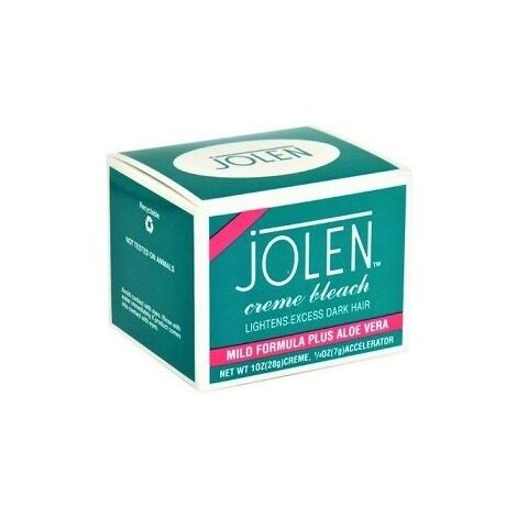 Creme Bleach lightens dark hair 35 gram Jolen למכירה 