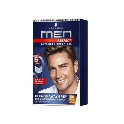 Men Perfect 50 Natural Light Brown Schwarzkopf שוורצקופ למכירה , 2 image
