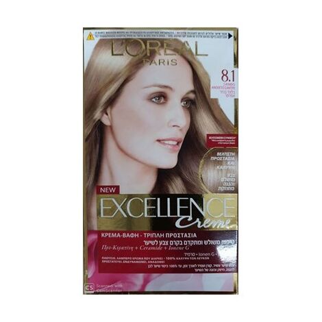 אקסלנס בלונד בהיר מס' 8.1 Loreal למכירה , 3 image