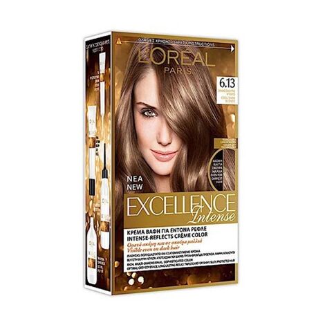 צבע שיער קבוע 6.13 חום בהיר קר Loreal למכירה 