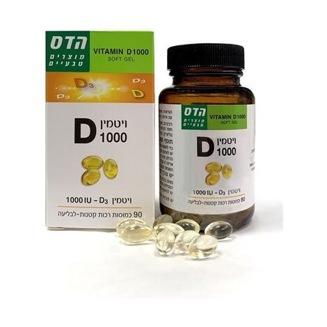 ויטמין Floris/Hadas Vitamin D3 1000IU 90 Caps למכירה , 3 image