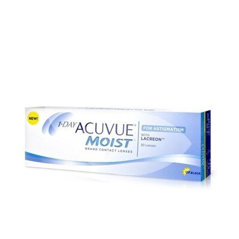 One Day Acuvue Moist For Astigmatism 360pck עסקה חצי שנתית Johnson & Johnson למכירה 