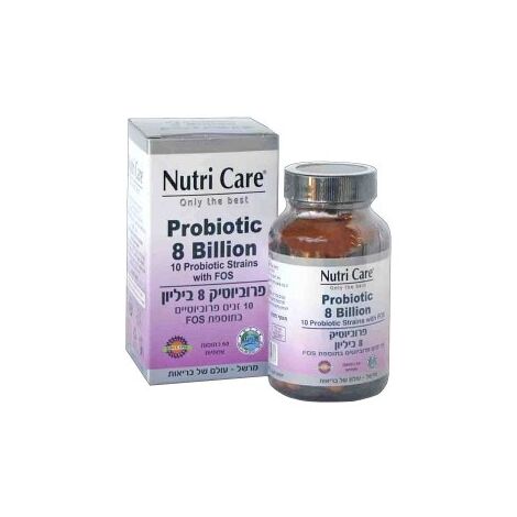 Nutri Care פרוביוטיק 8 ביליון 60 כמוסות למכירה 