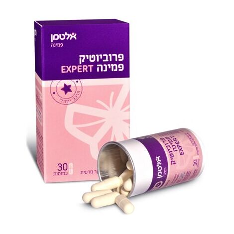 Altman פרוביוטיק פמינה אקספרט 30 כמוסות אלטמן למכירה , 2 image