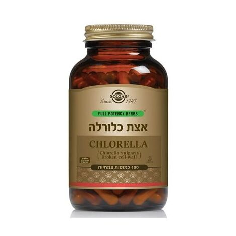 אצת כלורלה 100 כמוסות Solgar סולגאר למכירה 