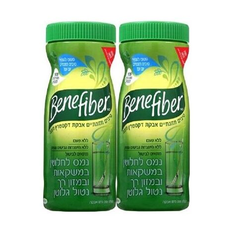 Benefiber סיבים תזונתיים אבקת דקסטרין אריזת זוג 261 גרם למכירה , 2 image