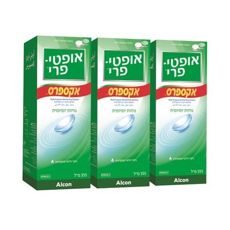 Opti Free Express שלישיה Alcon למכירה 