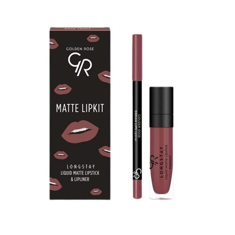 Golden Rose Liquid Matte Lipstick and Lipliner Rose Taupe למכירה , 2 image