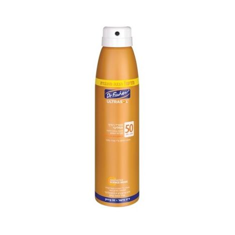 Dr. Fischer Ultrasol ספריי הגנה תחליבי SPF50 200 מ"ל למכירה 