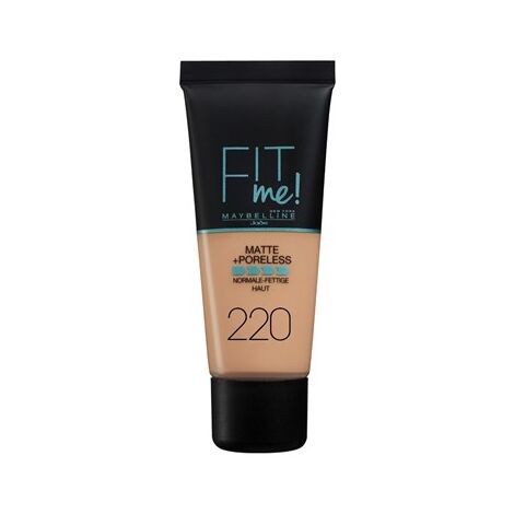 מייק אפ Maybelline Fit Me Matte Plus Poreless Foundation 220 Natural Beige 30ml למכירה , 2 image
