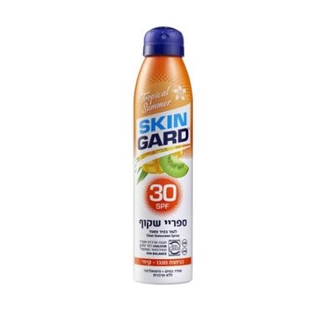 Careline Skin Gard ספריי שקוף SPF30 בניחוח מנגו-קיווי 200 מ"ל למכירה 